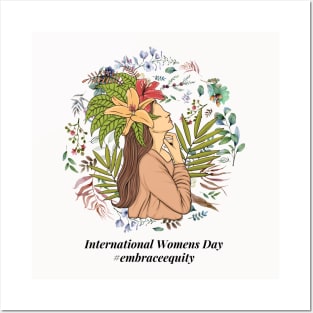 embrace equity international women's day 2023 Posters and Art